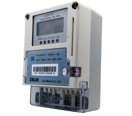 Thanh toán trước bằng thẻ đồng hồ đo điện một pha IR quang RS485